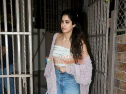 Photos: Janhvi Kapoor snapped outside a dubbing studio in Bandra