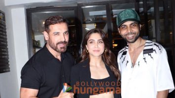 Photos: John Abraham, Sharvari, Abhishek Banerjee and others grace the success party of Vedaa