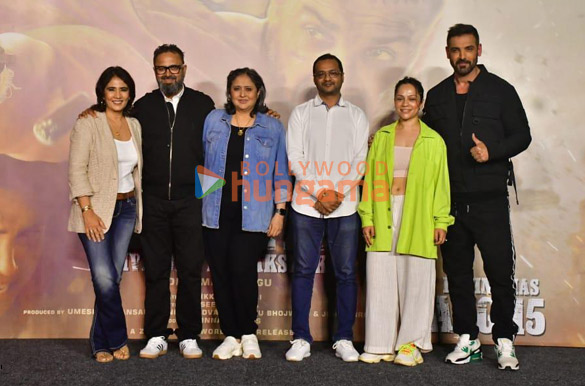 photos john abraham sharvari nikkhil advani and others snapped at vedaa trailer launch 6