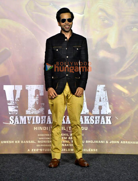 photos john abraham sharvari nikkhil advani and others snapped at vedaa trailer launch 9