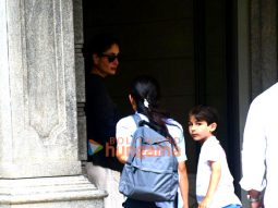 Photos: Kareena Kapoor Khan, Karisma Kapoor and Taimur Ali Khan snapped at Randhir Kapoor’s house in Bandra