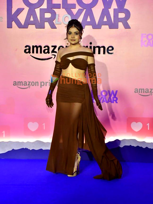 photos uorfi javed and others grace the premiere of follow kar lo yaar 5