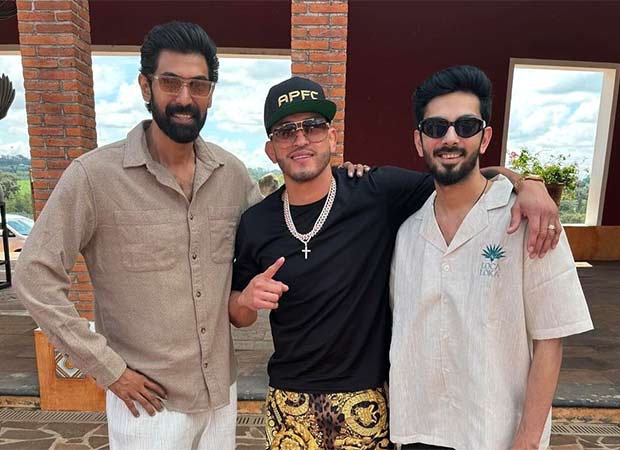 Rana Daggubati, Anirudh Ravichander join forces with UFC Star Anthony Pettis, see photo Rana Daggubati, Anirudh Ravichander join forces with UFC Star Anthony Pettis, see photo