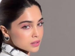 Rocking that soft glam look in black & white! Sharvari Wagh