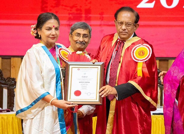 Shabana Azmi felicitated with Honorary Doctorate: “Art can be used as an instrument for social change” : Bollywood News