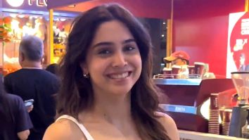Sharvari Wagh strikes a pose for paps in crop top and denims at the airport