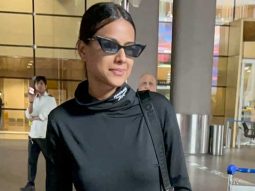 All black airport look always works well! Nia Sharma gets clicked by paps