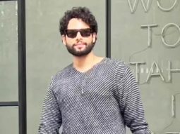 Siddhant Chaturvedi poses for paps as he gets clicked in the city