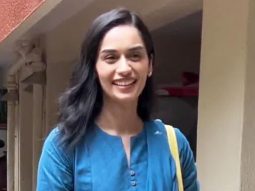 Simplicity over everything! Manushi Chhillar in a blue salwar