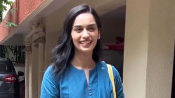 Simplicity over everything! Manushi Chhillar in a blue salwar