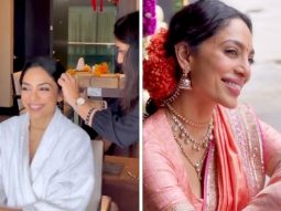 Sobhita Dhulipala glows in engagement prep with Naga Chaitanya, opts for minimal elegance with blush pink Manish Malhotra saree, watch video