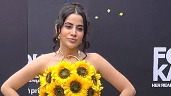 Spreading sunshine & positivity with her sunflower outfit! Uorfi Javed