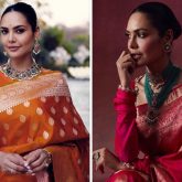World Handloom Day 2024: 3 times Esha Gupta revived her heirloom traditional sarees