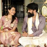 Yash shares photos with wife Radhika Pandit as they celebrate Varalaxmi pooja at their residence