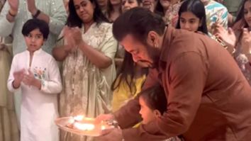 Salman Khan celebrates Ganesh Chaturthi with family, joins puja with sister Arpita Khan and niece Ayat, watch