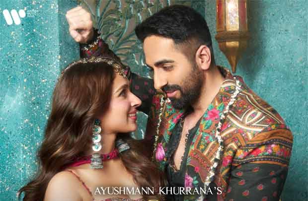 Ayushmann Khurrana and Pashmina Roshan unveil the poster for their new Garba song ‘Jachdi’