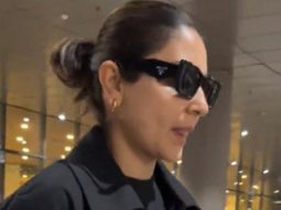 Anushka Sharma greets paps at the airport in her all black look!