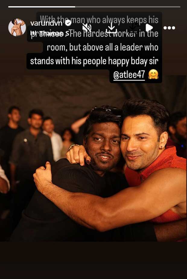 Varun Dhawan calls Atlee “hardest worker in the room” in sweet birthday note: “Leader who stands with his people”