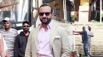 Dapper look! Saif Ali Khan poses for paps as he gets clicked