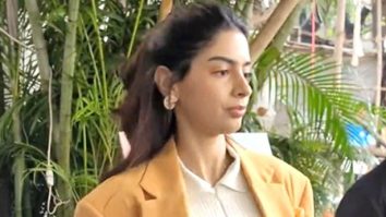 Her smile is gorgeous! Khushi Kapoor gets clicked at an event