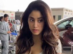 Janhvi Kapoor opts for a comfy look at the airport as she gets clicked