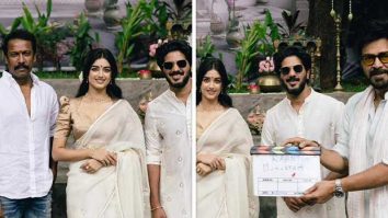 Dulquer Salmaan, Rana Daggubati attend traditional pooja for their film Kaantha