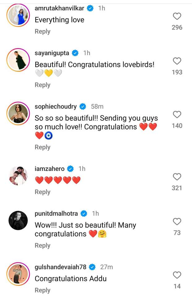 Karan Johar, Dulquer Salmaan, Ananya Panday, Sonakshi Sinha & more wish Aditi Rao Hydari and Siddharth on their wedding “Nazar utar do” 