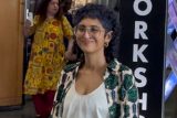 Kiran Rao smiles for paps as she gets clicked in a colorful casual look