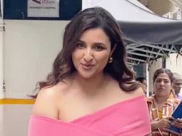 Loving that pink blush! Parineeti Chopra gets clicked by paps