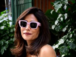 Photos: Chitrangda Singh snapped at Manemaniac Hair Studio in Bandra