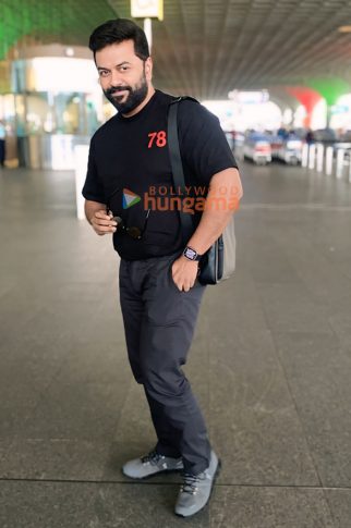 Photos: Indrajith Sukumaran snapped at the airport