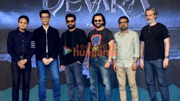 Photos: Jr NTR, Saif Ali Khan, Janhvi Kapoor, Karan Johar and others attend the trailer launch of Devara: Part 1 at Taj Lands End in Bandra