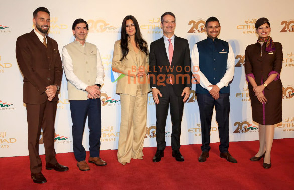 Photos: Katrina Kaif, Neha Dhupia and Angad Bedi at the celebration of Etihad Airways 20 Years of operations in India | Parties & Events