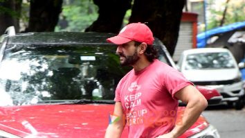 Photos: Saif Ali Khan snapped outside the gym in Bandra