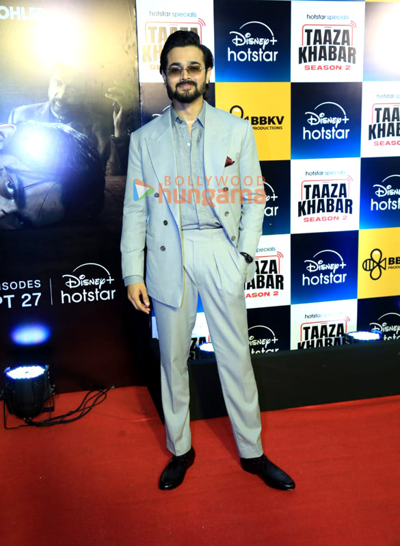photos tiger shroff shehnaaz gill and others grace the premiere of taaza khabar season 2 1