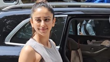 Rakul Preet Singh gets clicked by paps outside gym post workout session