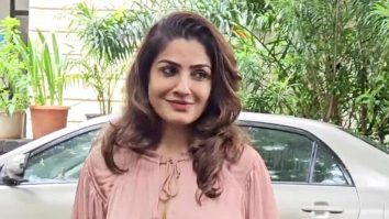 Raveena Tandon happily poses for paps as she gets clicked
