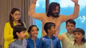 Riteish Deshmukh makes eco-friendly Ganesha with kids at home!