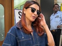 Samantha Ruth Prabhu smiles as she gets clicked by paps outside salon