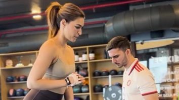 Slay it! Kriti Sanon sweats off some calories in the gym