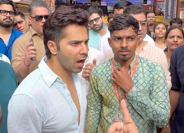 Varun Dhawan se vuelve viral por caminar descalzo para buscar las bendiciones del Señor Ganesha