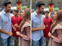 Vicky Kaushal seeks blessings from Lalbaugcha Raja, runs into Esha Deol during Ganpati Visarjan