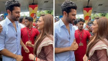 Vicky Kaushal seeks blessings from Lalbaugcha Raja, runs into Esha Deol during Ganpati Visarjan