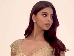 Dripping elegance in gold! Suhana Khan