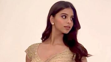 Dripping elegance in gold! Suhana Khan