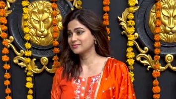 Shamita Shetty looks mesmerizing in orange salwar at Ekta Kapoor’s residence