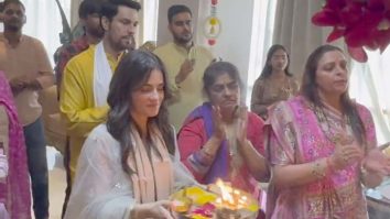 Radhikka Madan performs Ganesh aarti dressed in a traditional outfit
