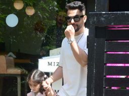 Kunal Kemmu gets clicked with Soha Ali Khan and daughter post lunch at Mizu