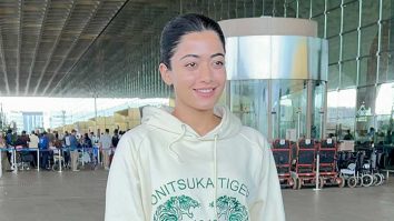 She has the cutest smile ever! Rashmika Mandanna poses for paps