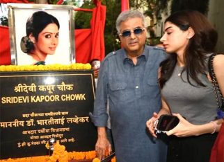 Boney Kapoor and Khushi Kapoor inaugurate ‘Sridevi Kapoor Chowk’ as an emotional tribute in Mumbai